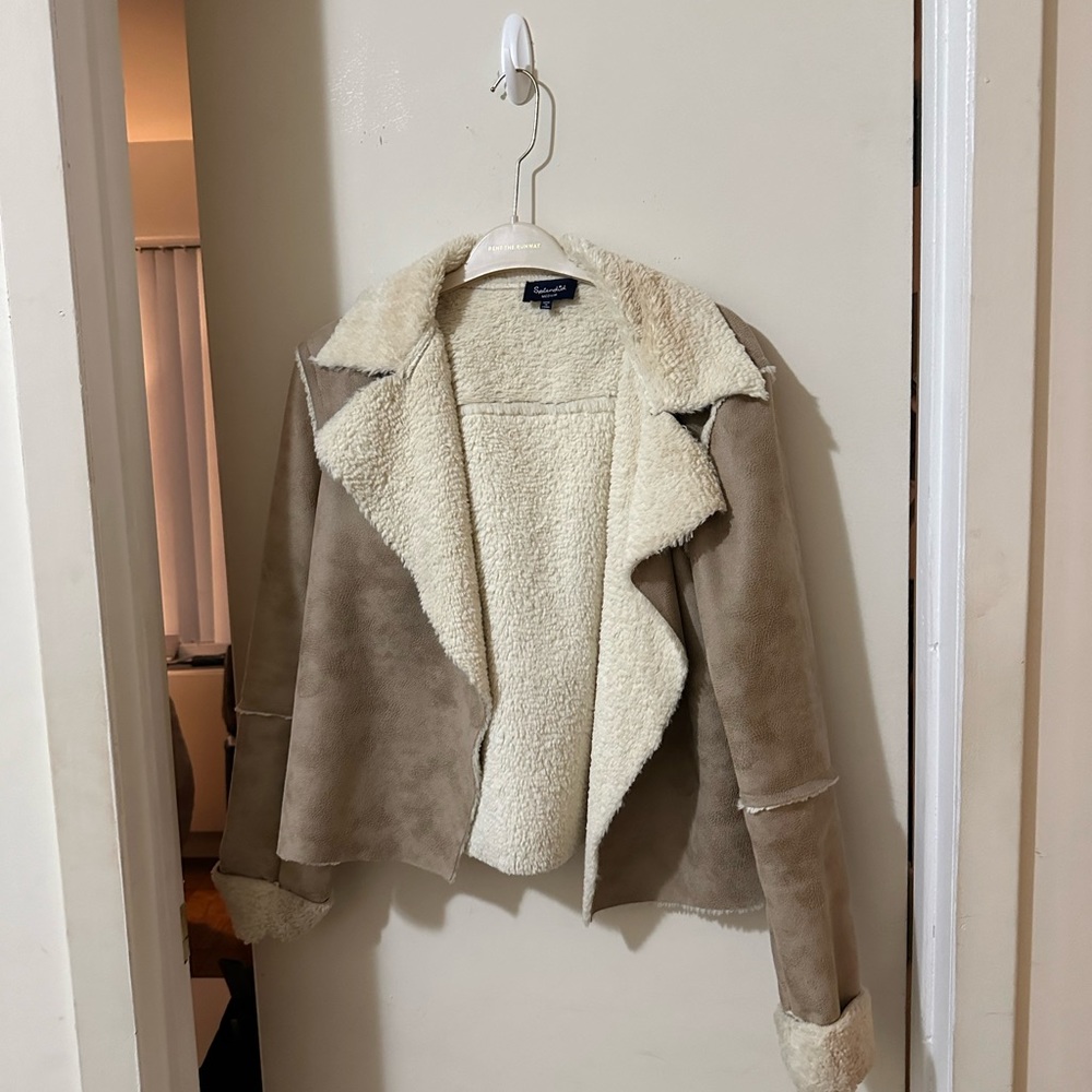 Splendid Shearling Jacket - Size Medium - image 1